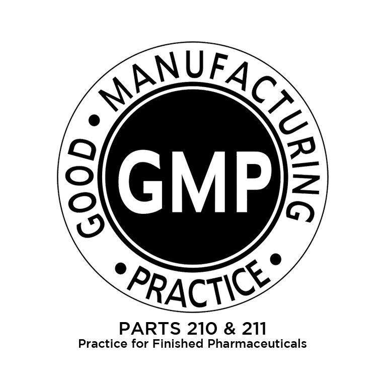 GMP Certified Parts 210 & 211